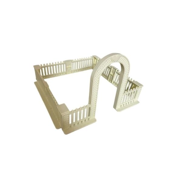 PLAYSKOOL Dollhouse VICTORIAN BACKYARD GARDEN TRELLIS FENCE ARBOR Fencing - Picture 2 of 4